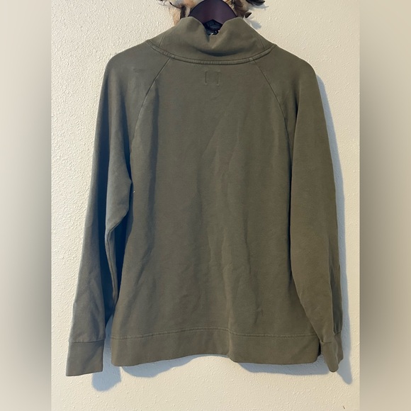 GAP Women’s XL Green Funnel Neck Sweatshirt Sustainable Casual Sweater - Picture 8 of 12